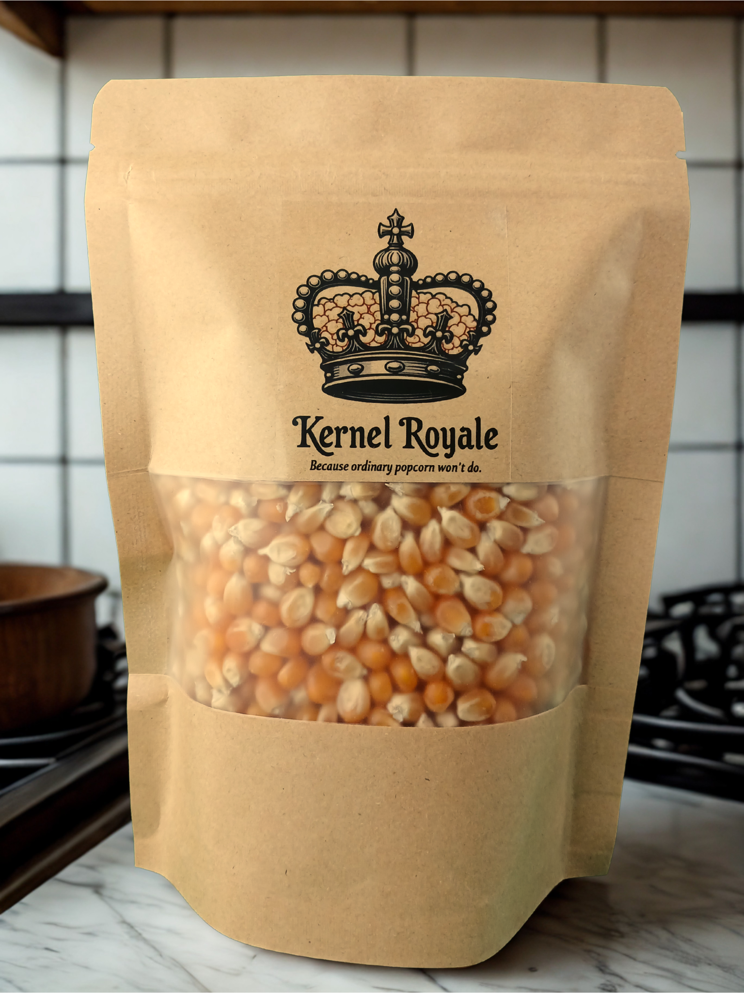 Premium Kettle Corn Kit Packaging